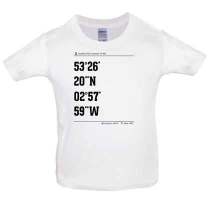 Stadium Coordinates Tigers Kids T Shirt