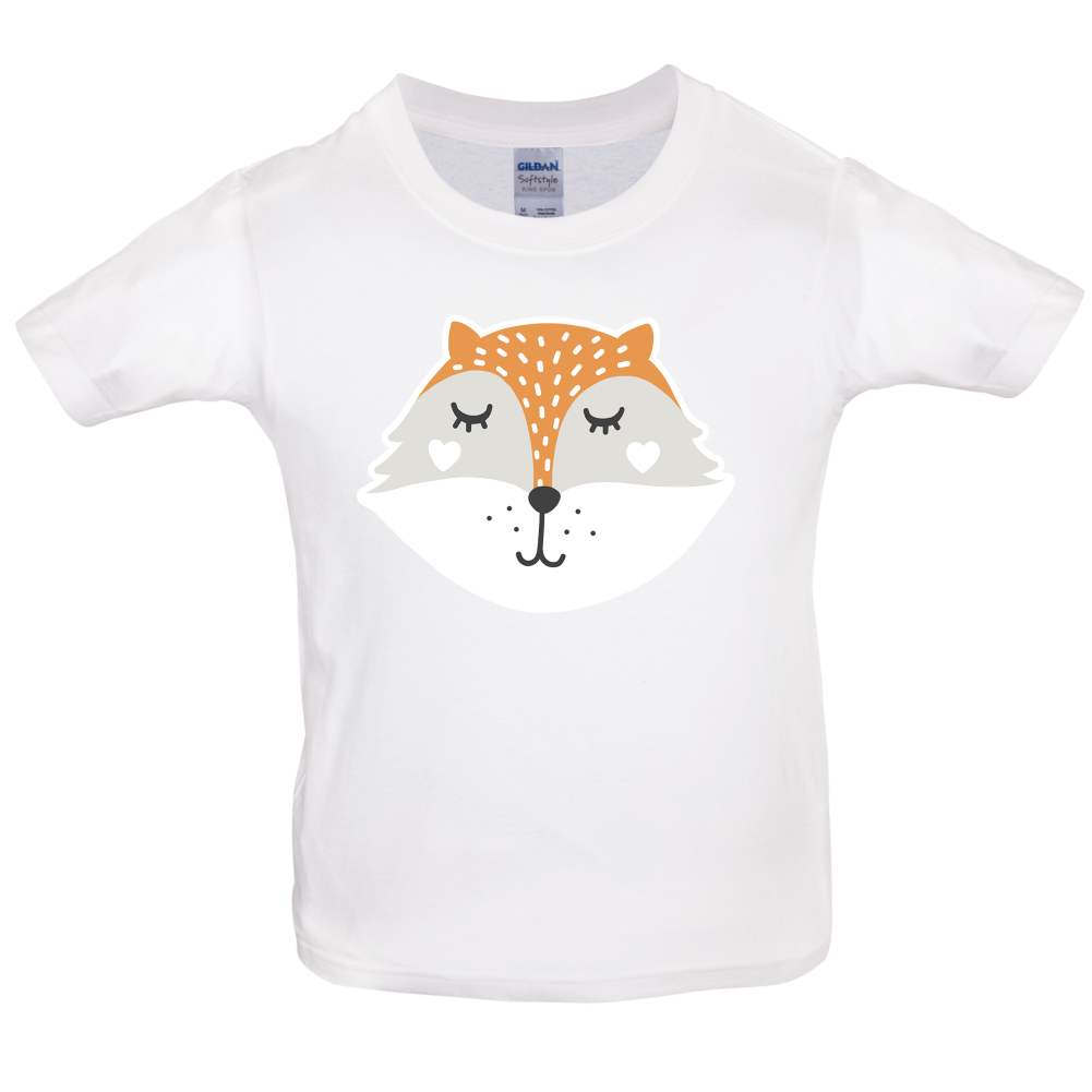 Smiley Face Mrs Fox Kids T Shirt