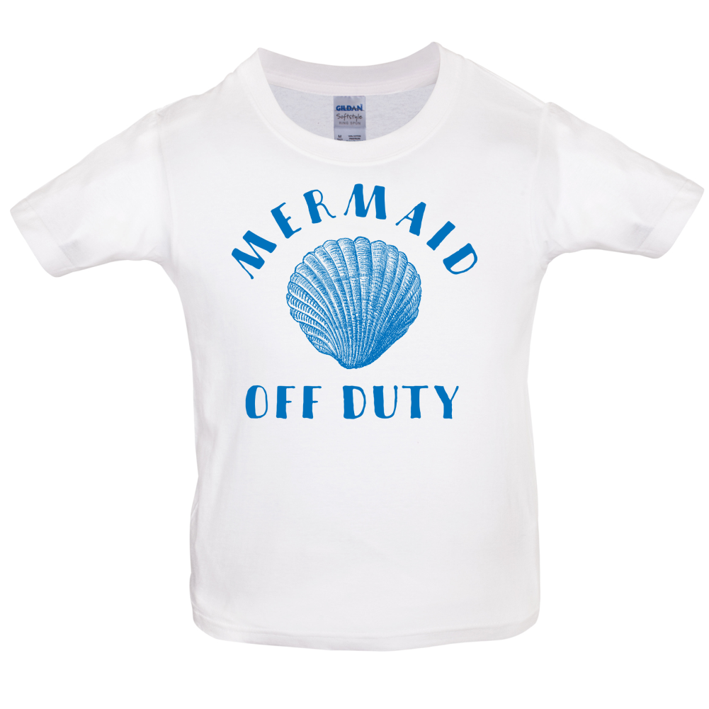 Off Duty Mermaid Kids T Shirt