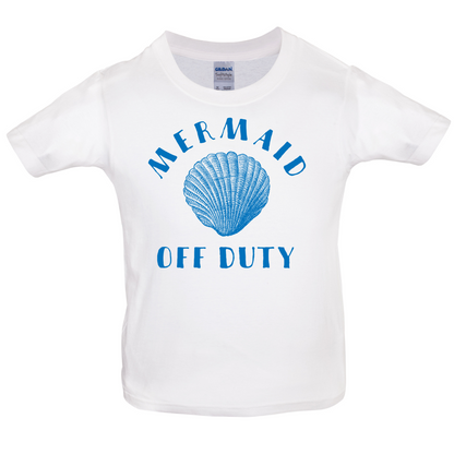 Off Duty Mermaid Kids T Shirt