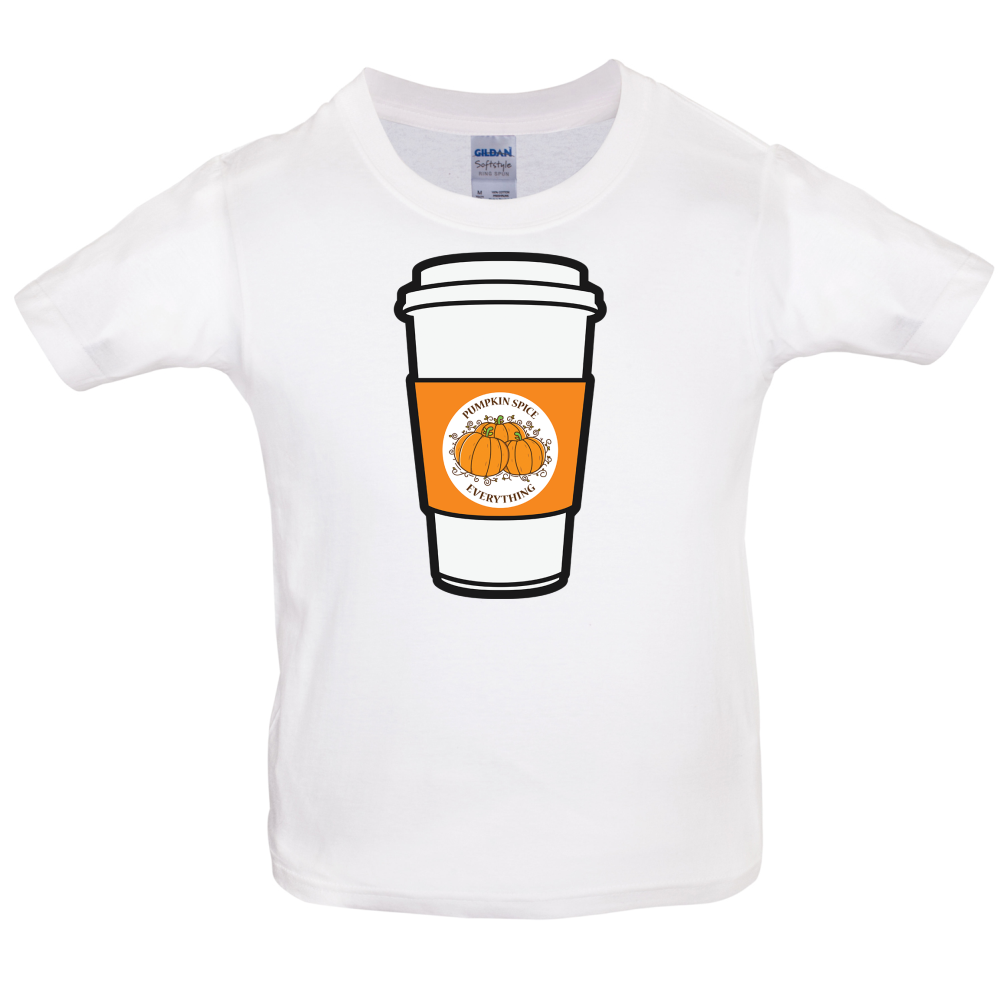 Pumpkin Spice Everything Kids T Shirt