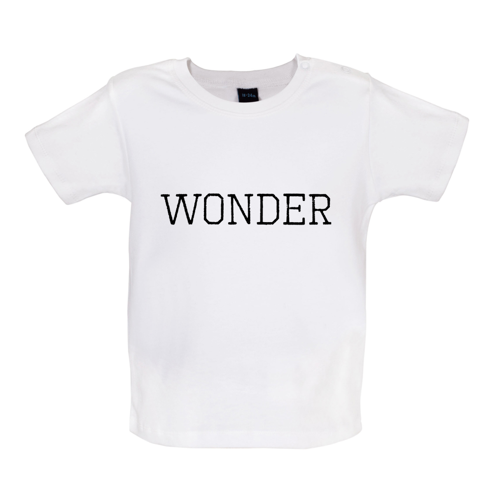 Justcie Wonder College Style Baby T Shirt