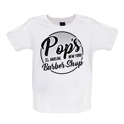 Pop's Barber Shop Baby T Shirt