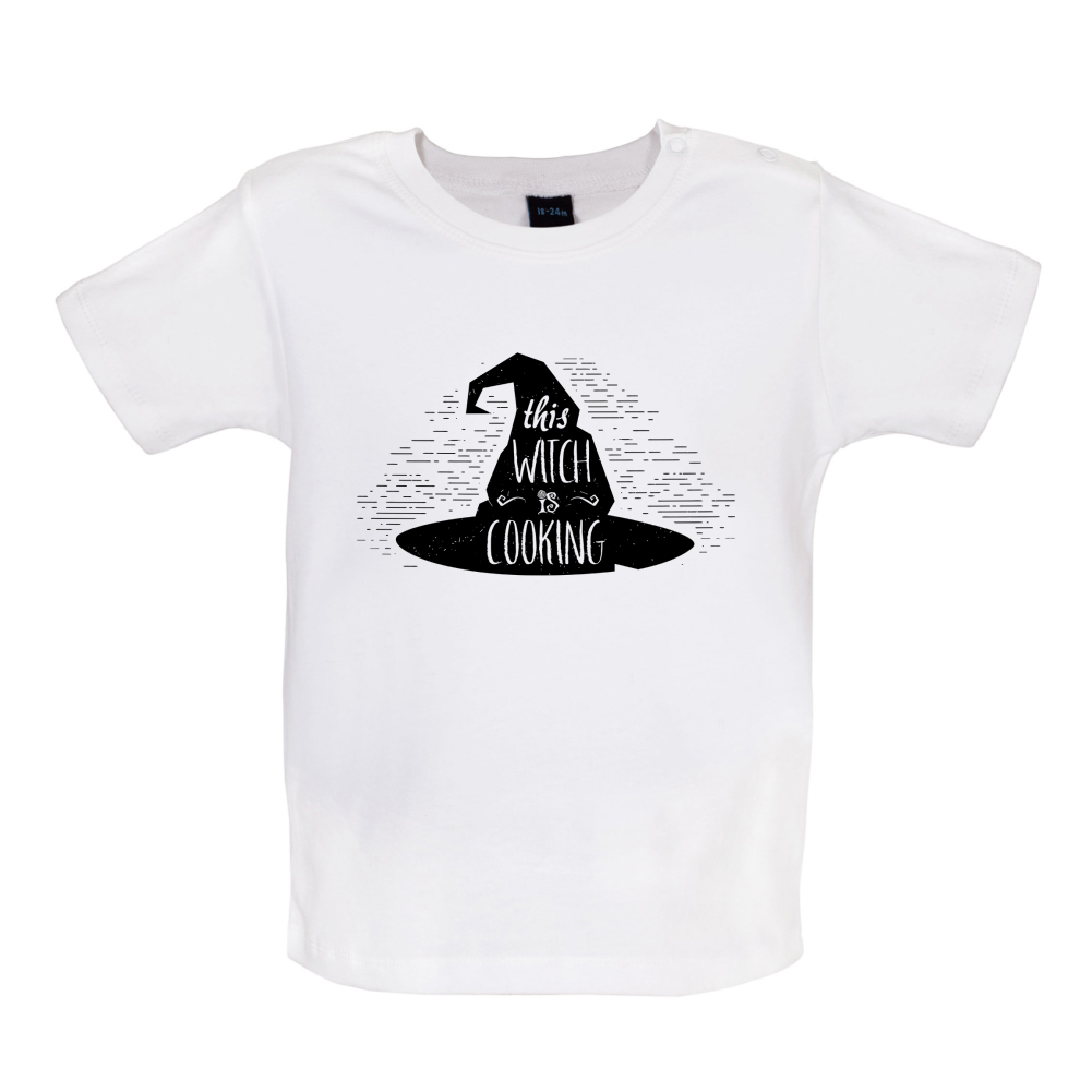 The Witch Is Cooking Baby T Shirt