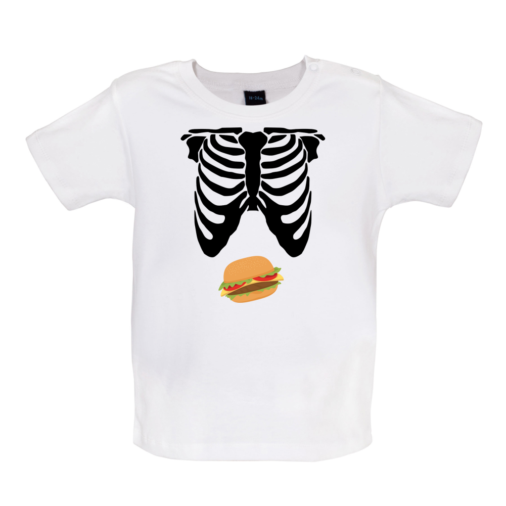 Burger Tummy Baby T Shirt