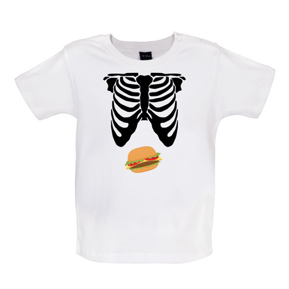 Burger Tummy Baby T Shirt