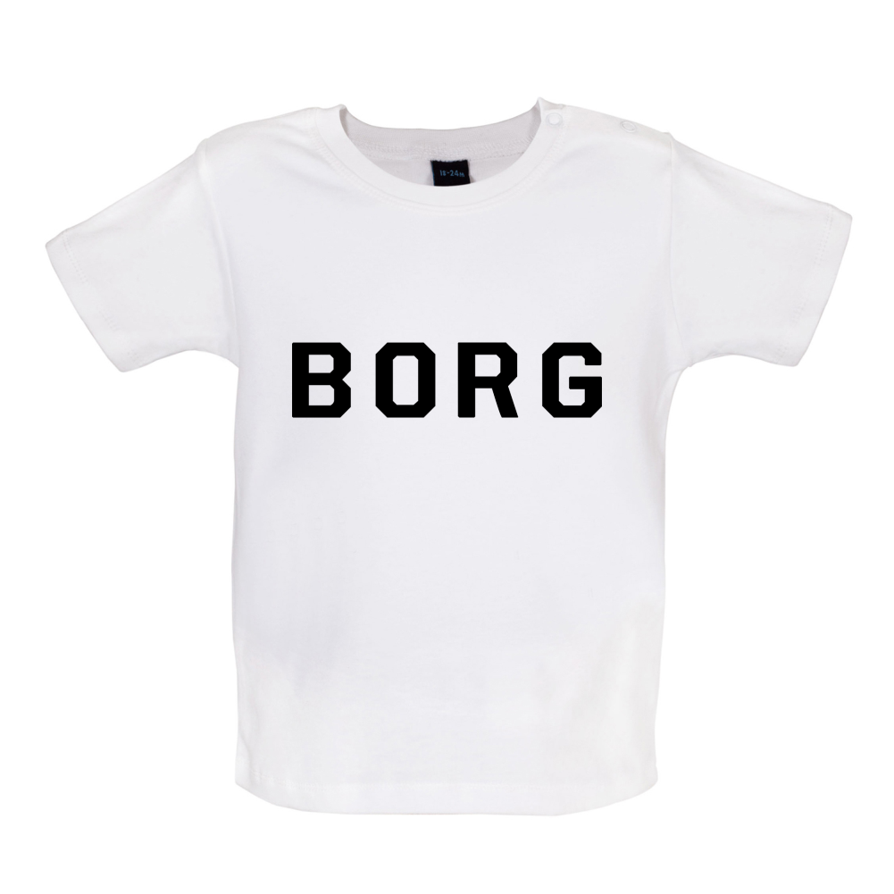 Justcie Borg College Style Baby T Shirt