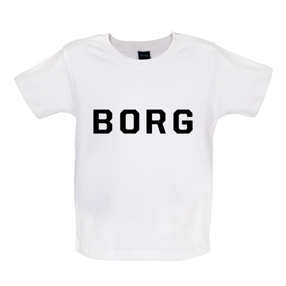 Justcie Borg College Style Baby T Shirt