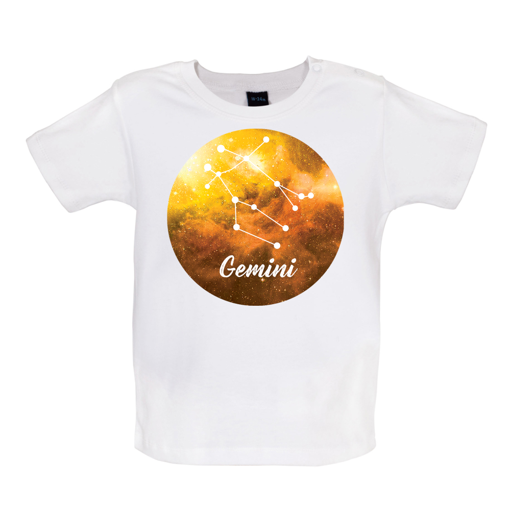 Gemini Sign Baby T Shirt