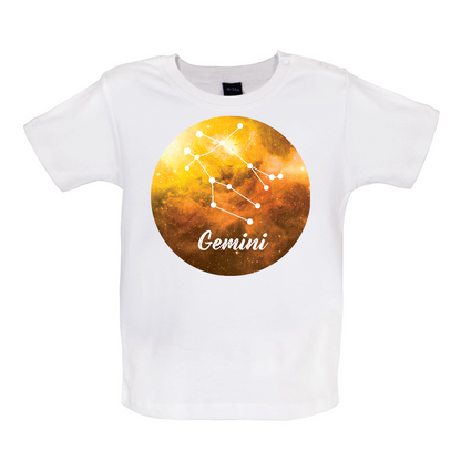 Gemini Sign Baby T Shirt