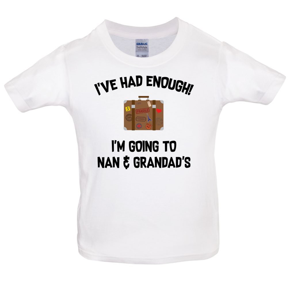 I'm Going To Nan And Grandad's Kids T Shirt