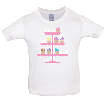 Time For Tea Kids T Shirt