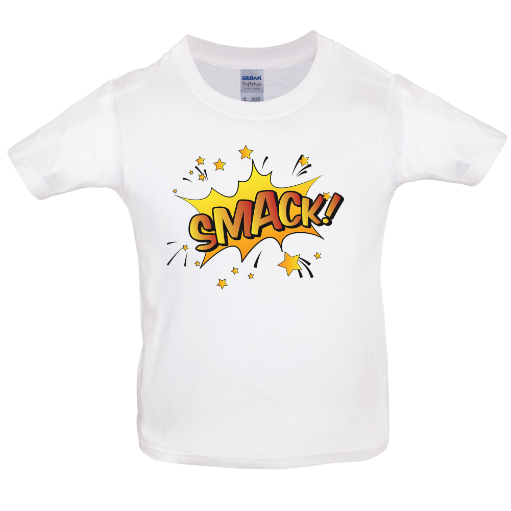 Smack! Word Art Kids T Shirt