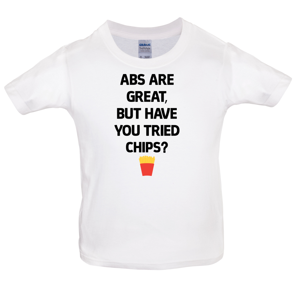 Abs Are Great, Chips Kids T Shirt