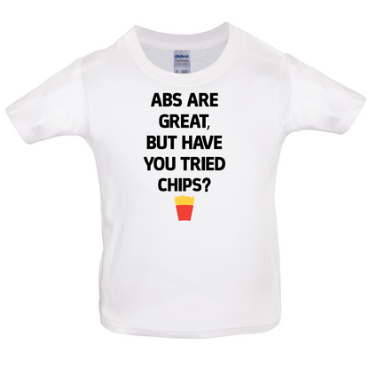 Abs Are Great, Chips Kids T Shirt