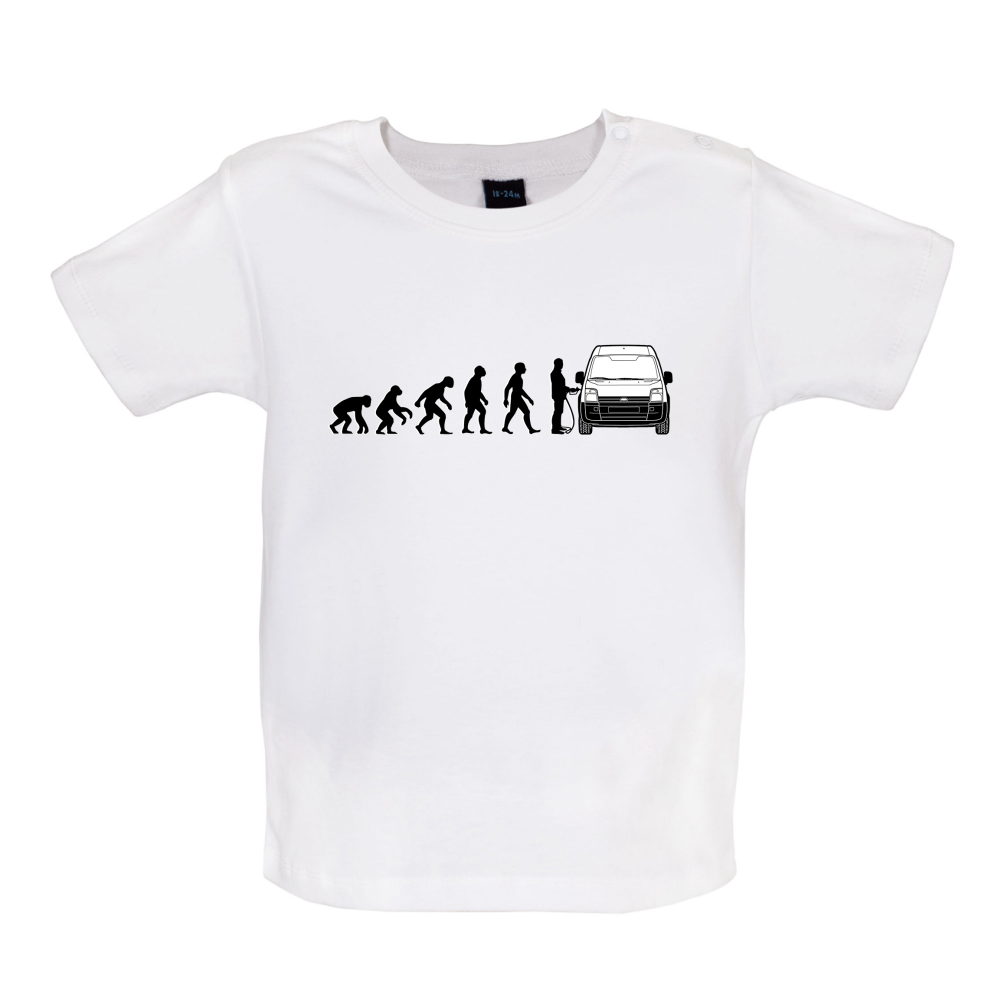 Evolution of Man Transit Driver Baby T Shirt