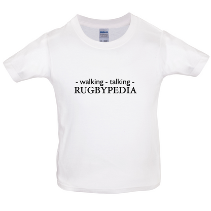 Walking Talking RUGBYPEDIA Kids T Shirt
