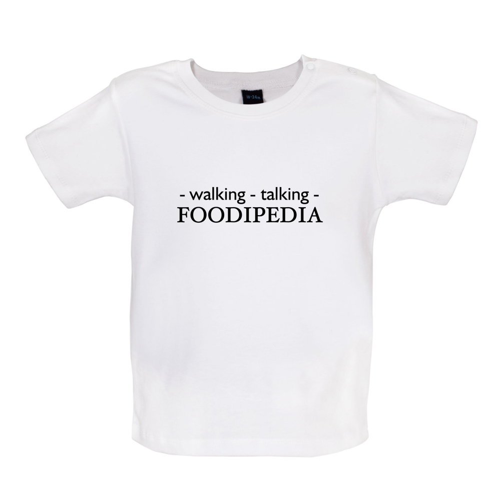 Walking Talking FOODIPEDIA Baby T Shirt