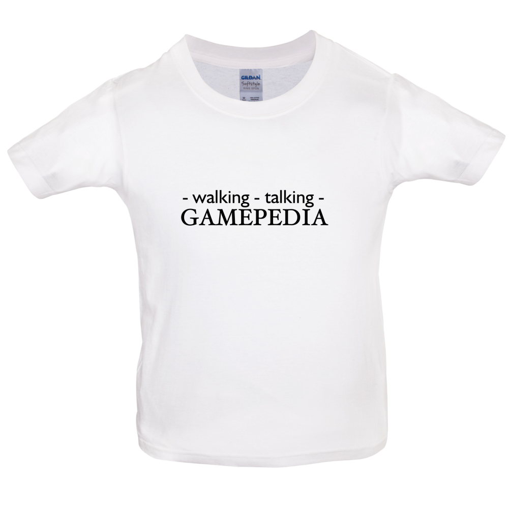 Walking Talking GAMEPEDIA Kids T Shirt