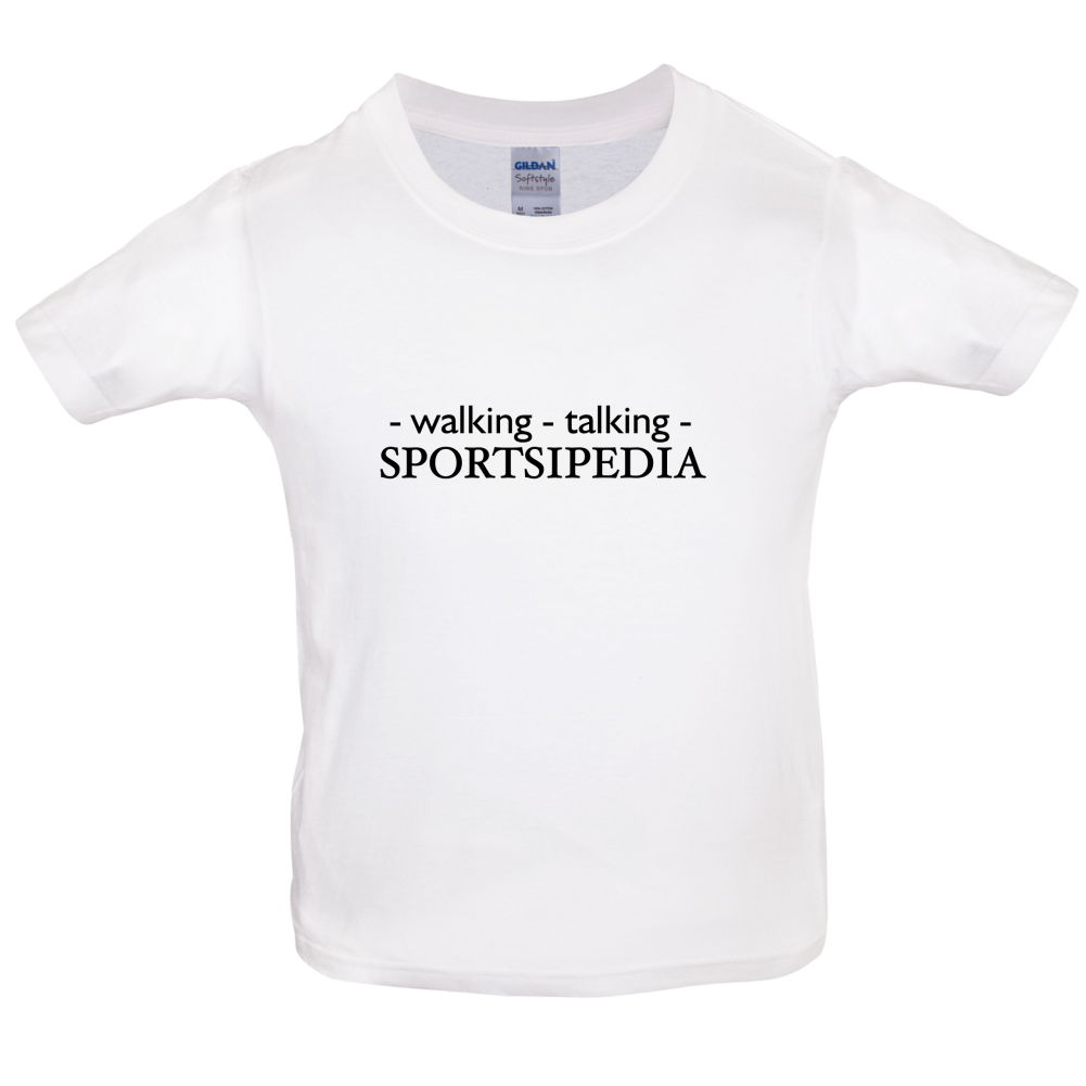 Walking Talking SPORTSIPEDIA Kids T Shirt