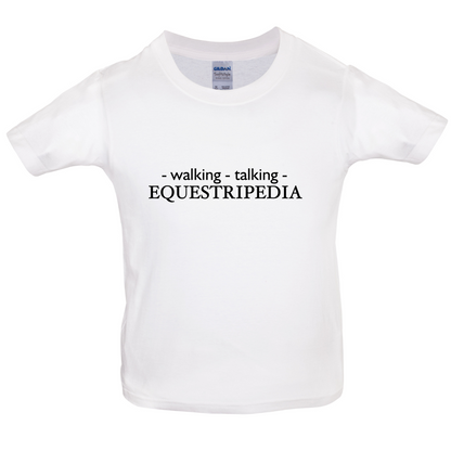 Walking Talking EQUESTRIPEDIA Kids T Shirt
