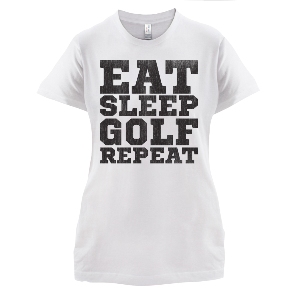 Eat Sleep Golf REPEAT T Shirt