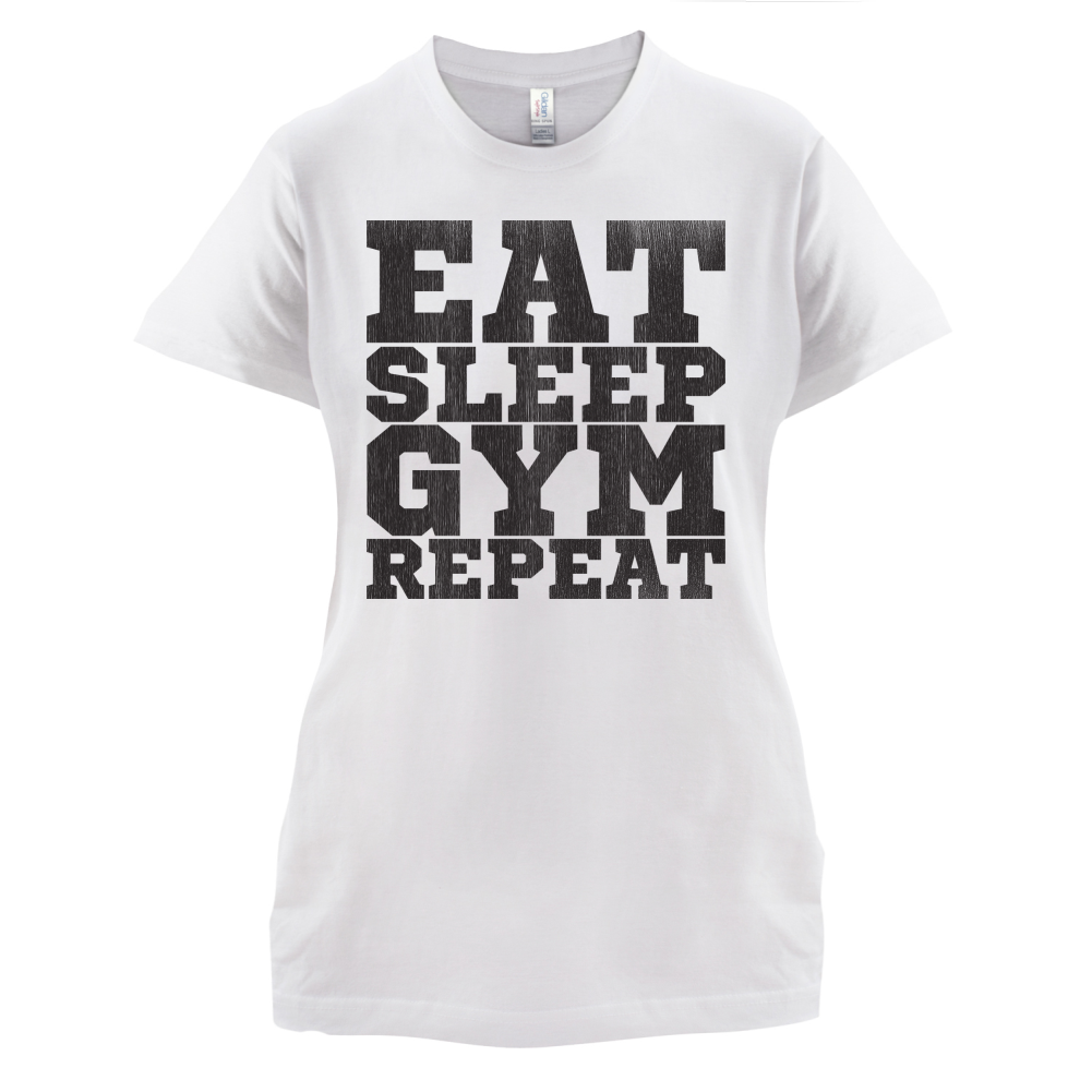 Eat Sleep Gym REPEAT T Shirt