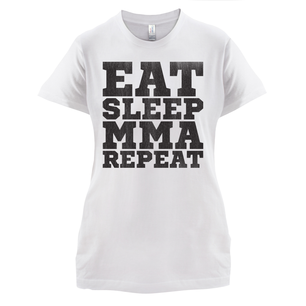 Eat Sleep MMA REPEAT T Shirt