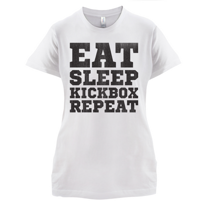 Eat Sleep Kickbox REPEAT T Shirt