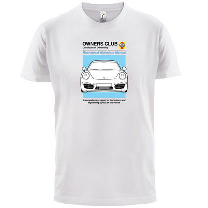 Car Owners Manual 911 T Shirt