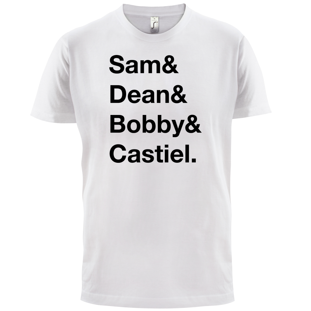 Sam & Dean & Bobby & Castiel T Shirt