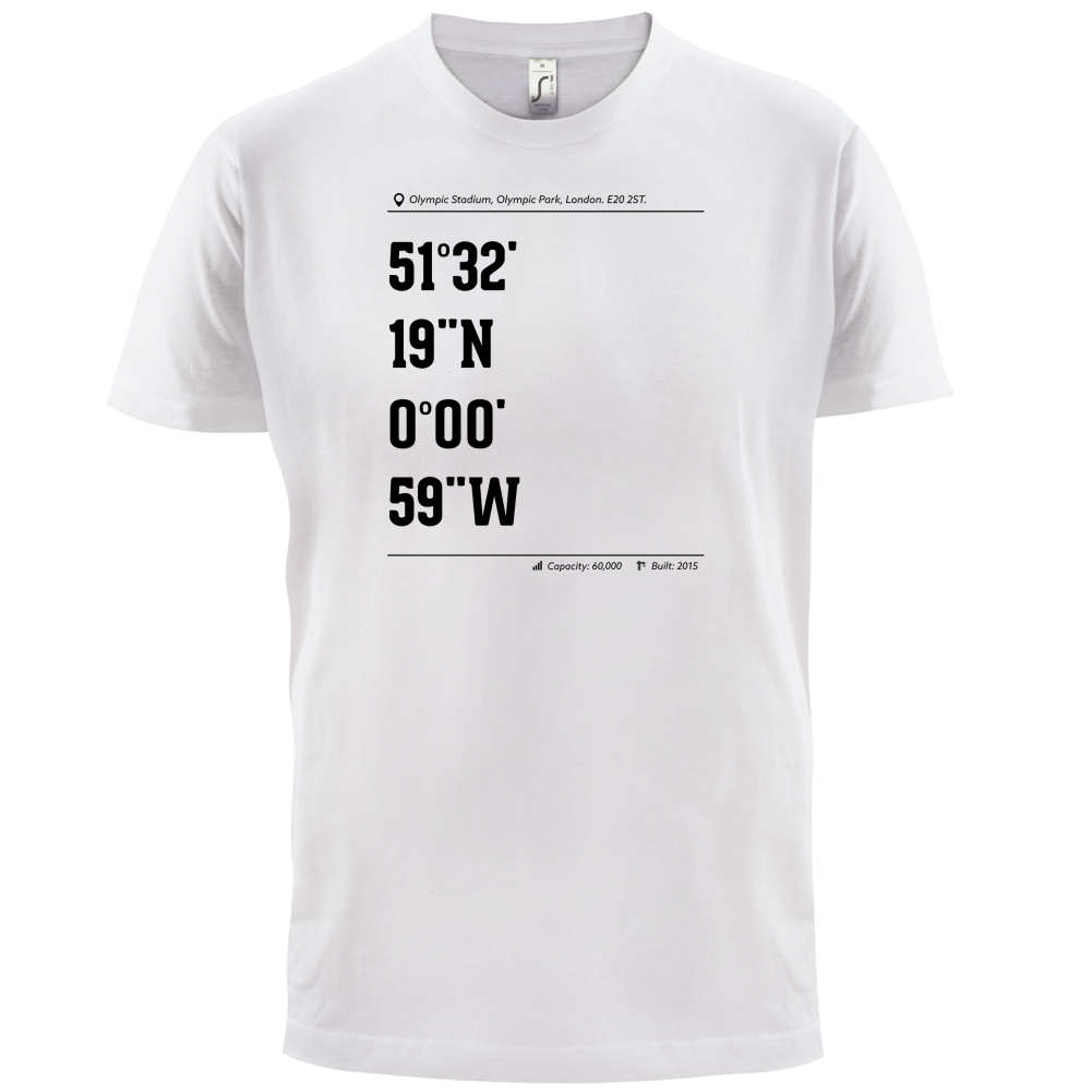Stadium Coordinates Hammer T Shirt