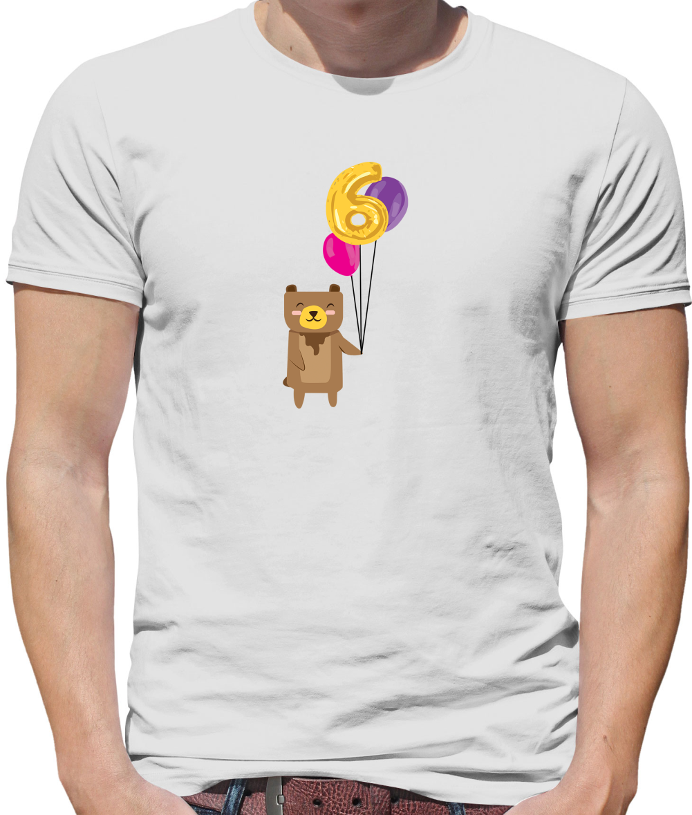 6th Birthday Bear T Shirt