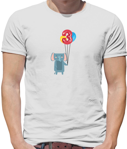 3rd Birthday Elephant T Shirt