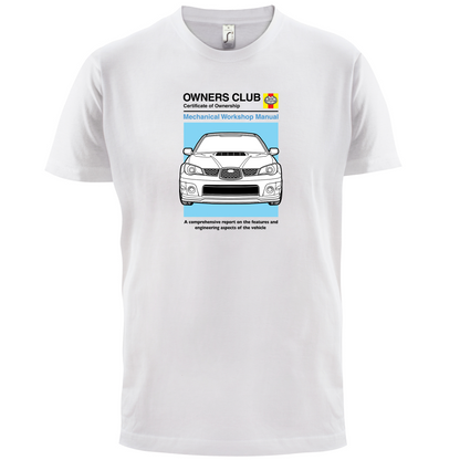 Car Owners Manual Impreza T Shirt