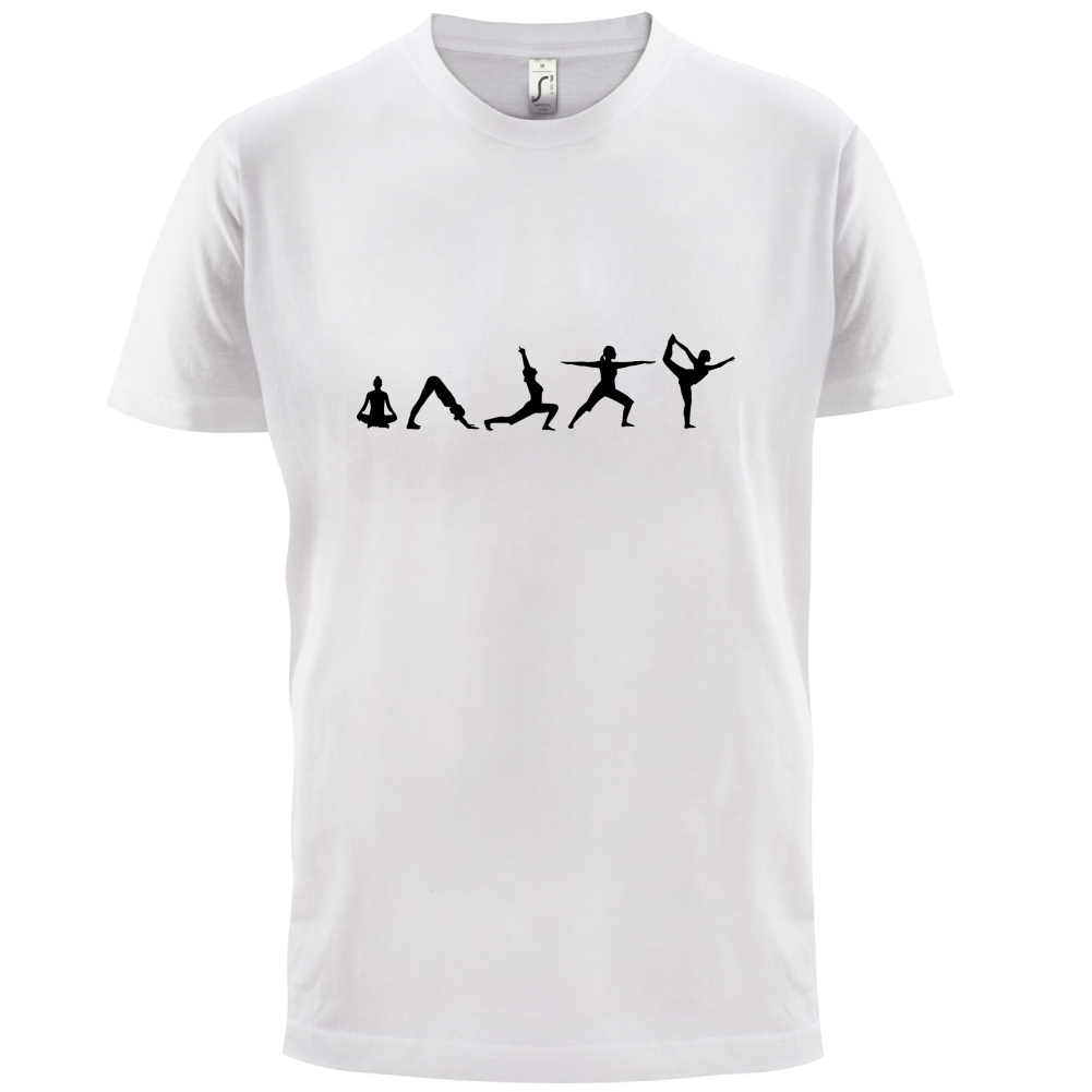 Evolution Of Yoga T Shirt