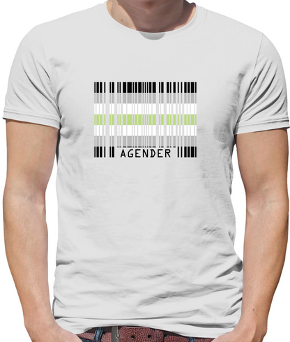 LGBT Barcode Flags - Agender T Shirt