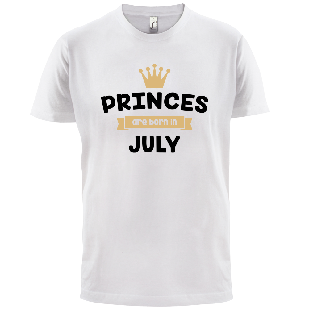 Princes Are Born In July T Shirt