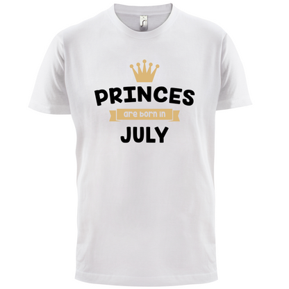 Princes Are Born In July T Shirt