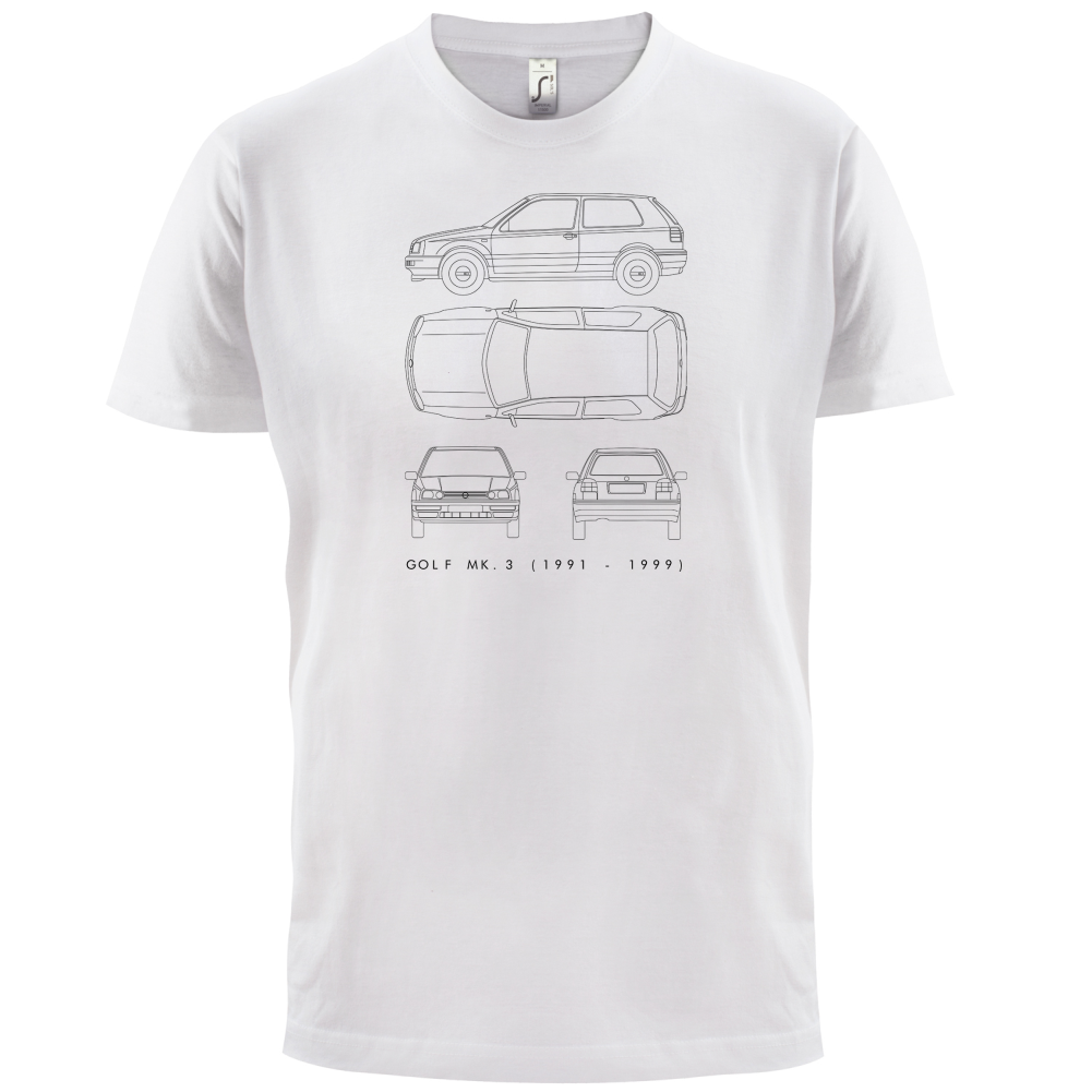 4 View Golf MK3  T Shirt