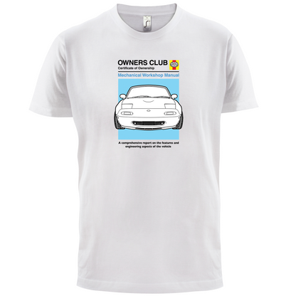 Car Owners Manual MX-5 T Shirt