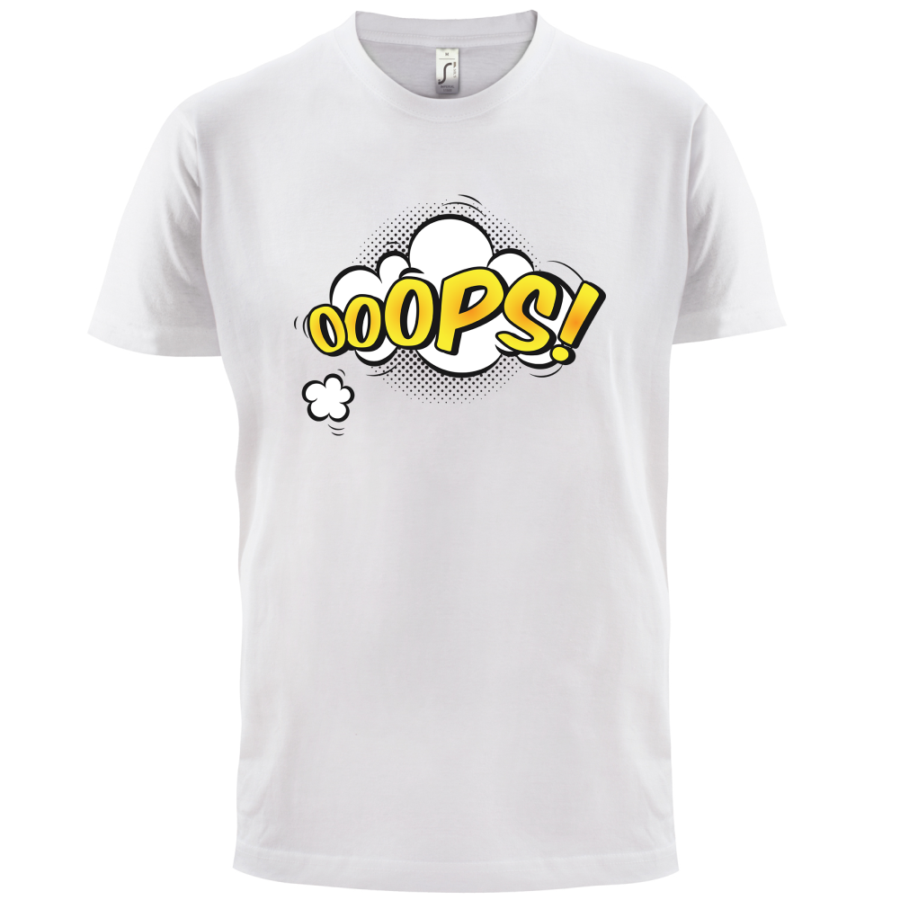 Oops! Word Art T Shirt