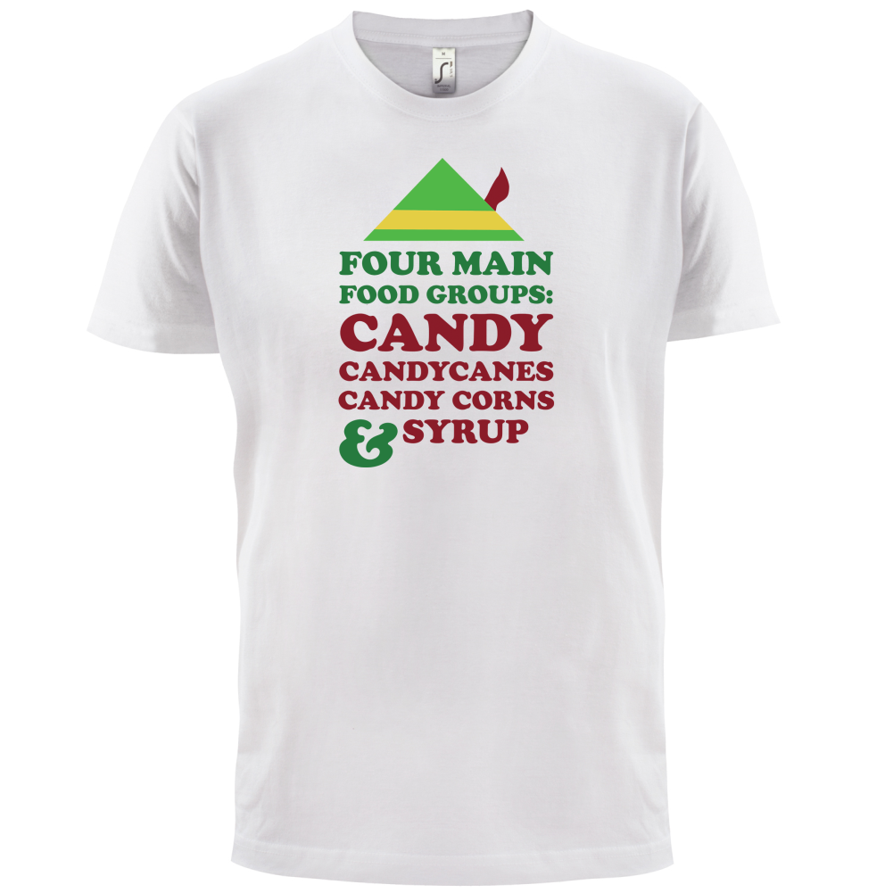 Christmas Food Groups T Shirt