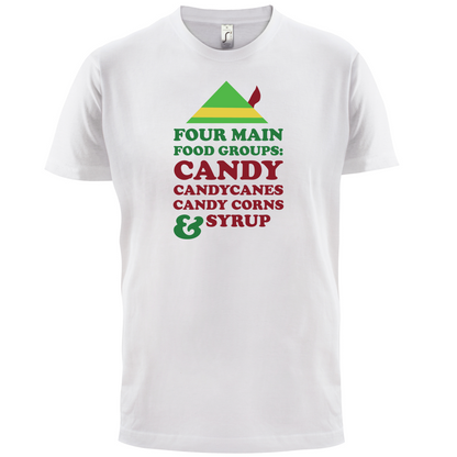 Christmas Food Groups T Shirt