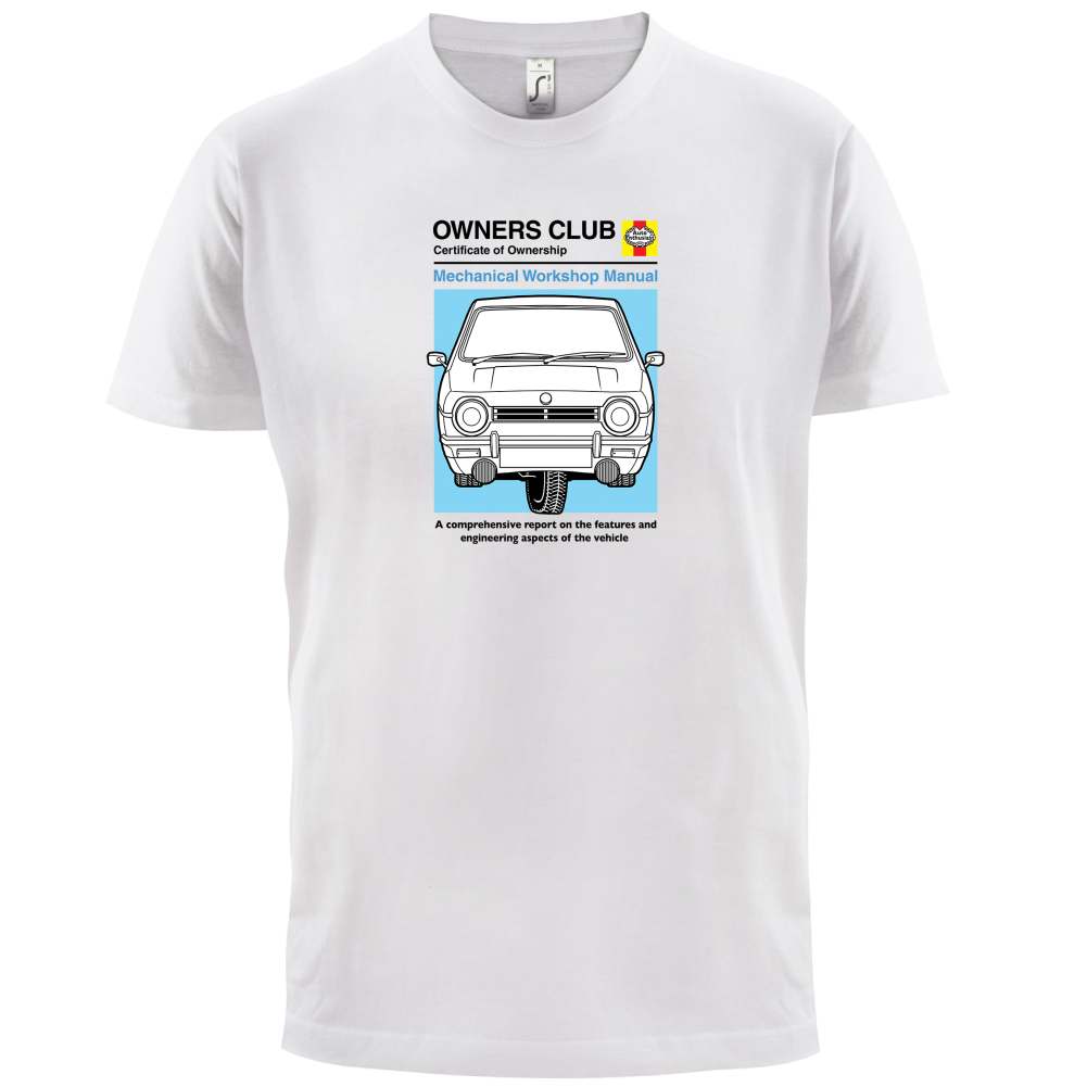 Car Owners Manual Reliant Robin T Shirt