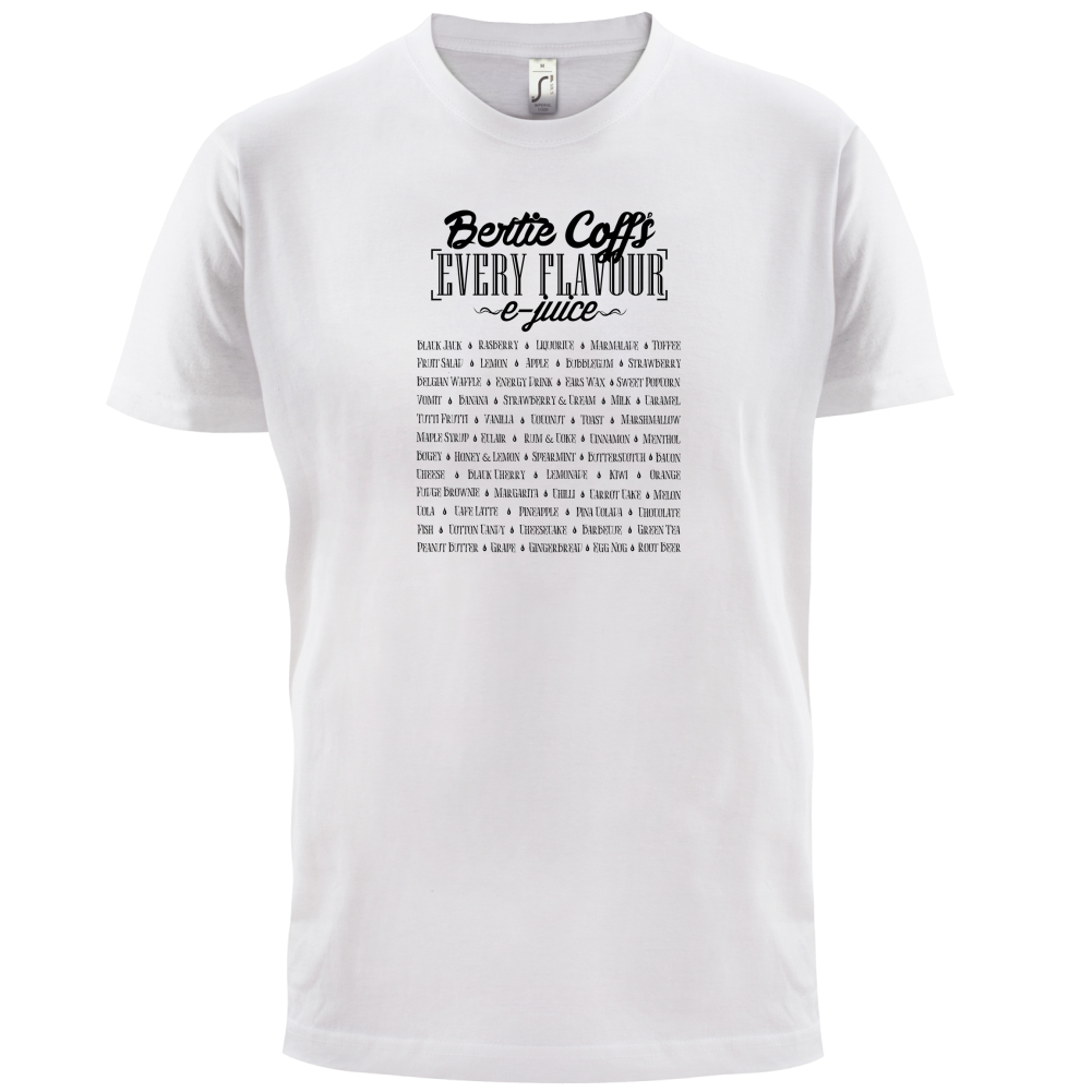 E-Juice Flavours T Shirt