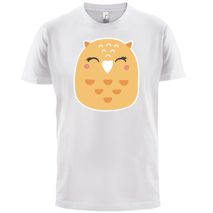 Smiley Face Mrs Owl T Shirt