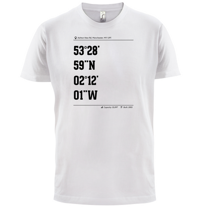 Stadium Coordinates Sky Blues T Shirt