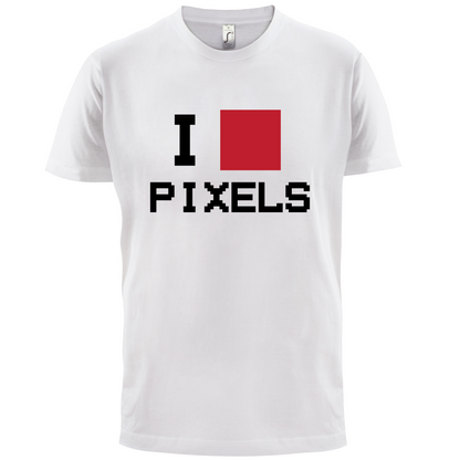 Pixel Heart T Shirt