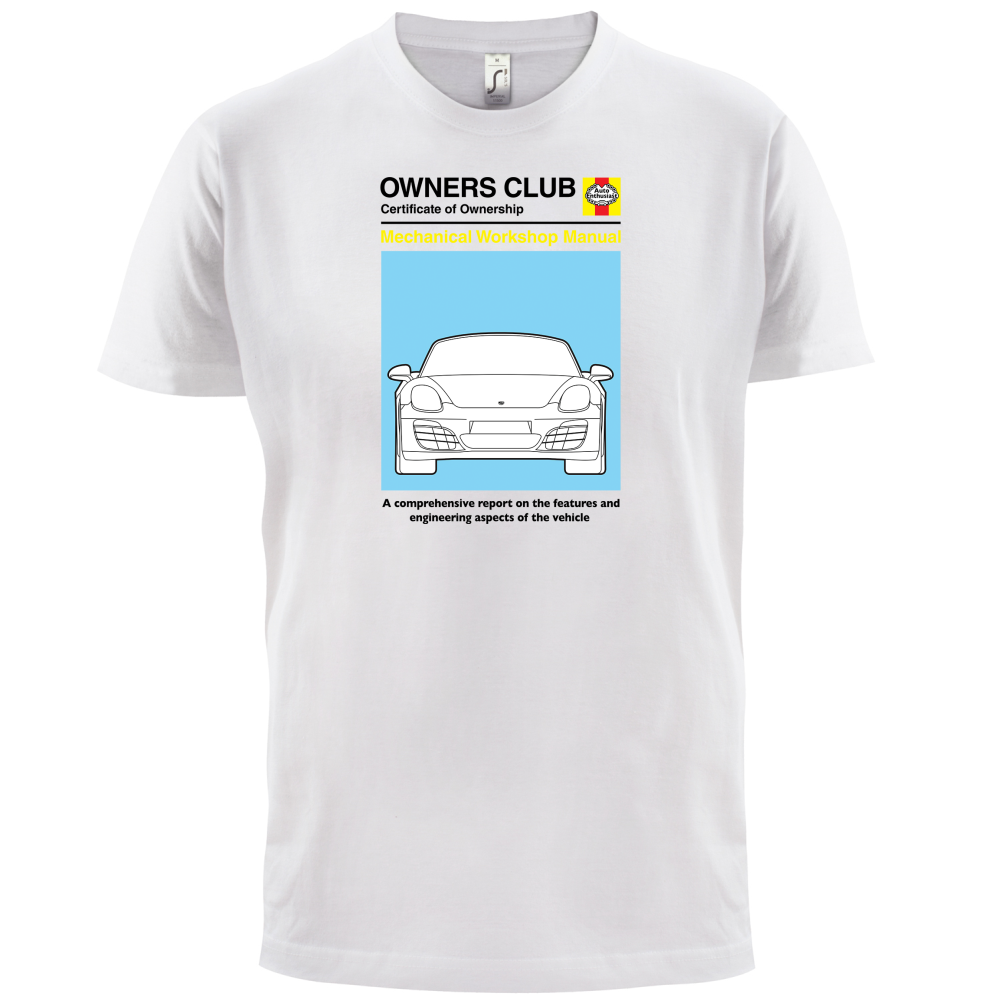 Car Owners Manual 981 Turbo T Shirt